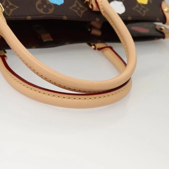 LOUIS VUITTON Monogram Painted Dots On the Go MM Bag M46379 LV Auth BA1048SM - Picture 8 of 16